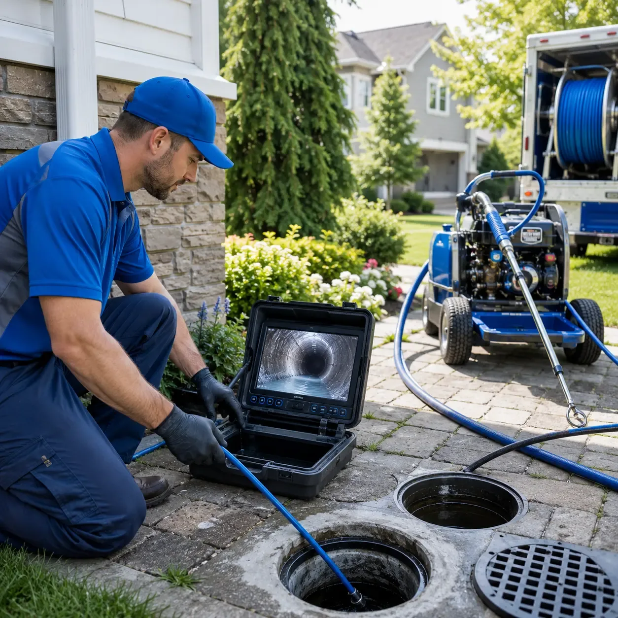 Outdoor drain cleaning professionals serving Wilmington, CA